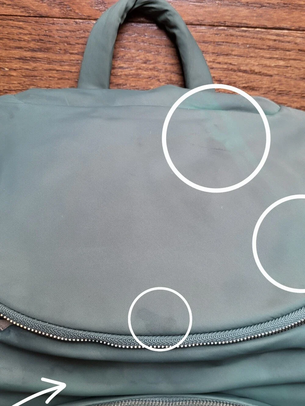 Lululemon Parent Backpack Diaper Bag Set w/ Crossbody Bag & Changing Pad – Green